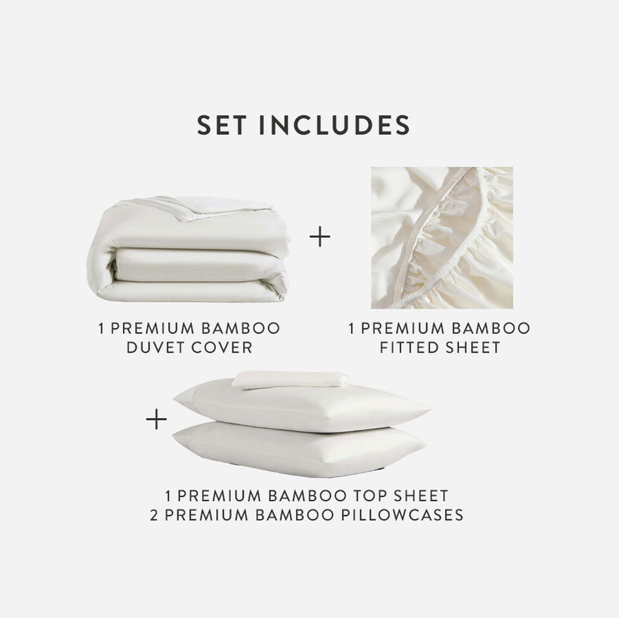 Premium Bamboo Move In Bundle Off White