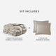 Premium Bamboo Viscose Bubble Comforter Bundle