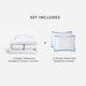 Bamboo Viscose Frame Duvet Bundle | Last Chance