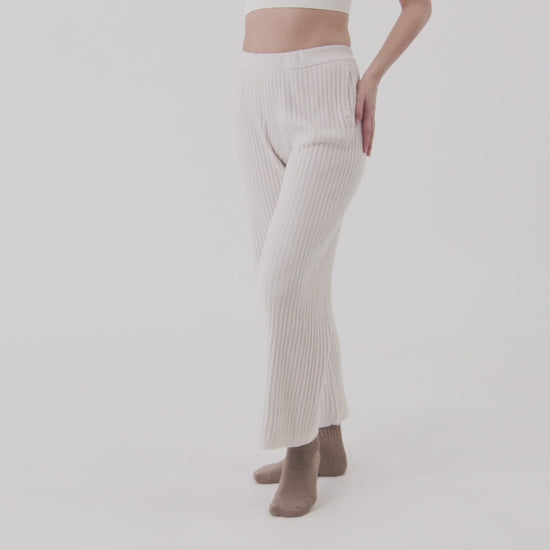 Cloud Cool Ribbed Relaxed Pants Coal