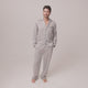 Sunday Citizen Lyocell Long Striped PJ Set Navy White