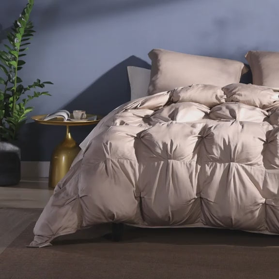 Premium Bamboo Bubble Comforter Granite