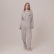 Sunday Citizen Lyocell Long Striped PJ Set Navy White