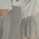 Silky Lyocell Striped Boxer Shorts Navy White
