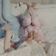 Woven Cotton Long PJ Set Light Pink