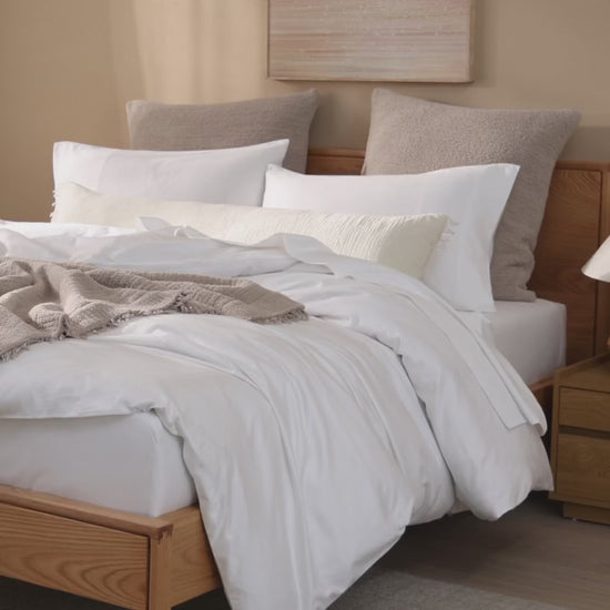 Sunday Citizen Organic Cotton Duvet Cover White