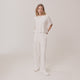 Organic French Terry T-Shirt Off White