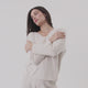 CloudCool V-neck Pullover Bone