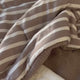 Sunday Citizen Sabbia Snug Striped Sham Set in Taupe - Off White
