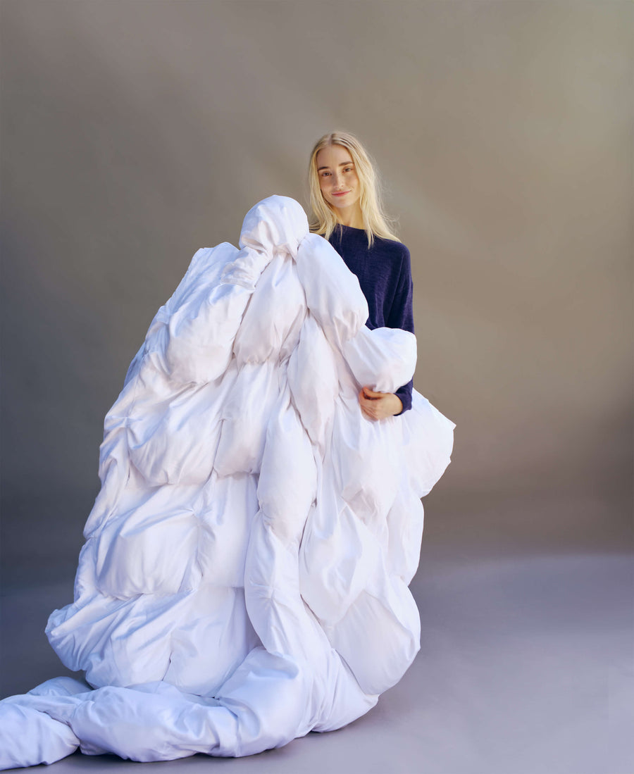 CloudCool Light Cropped Sweater Marine Blue