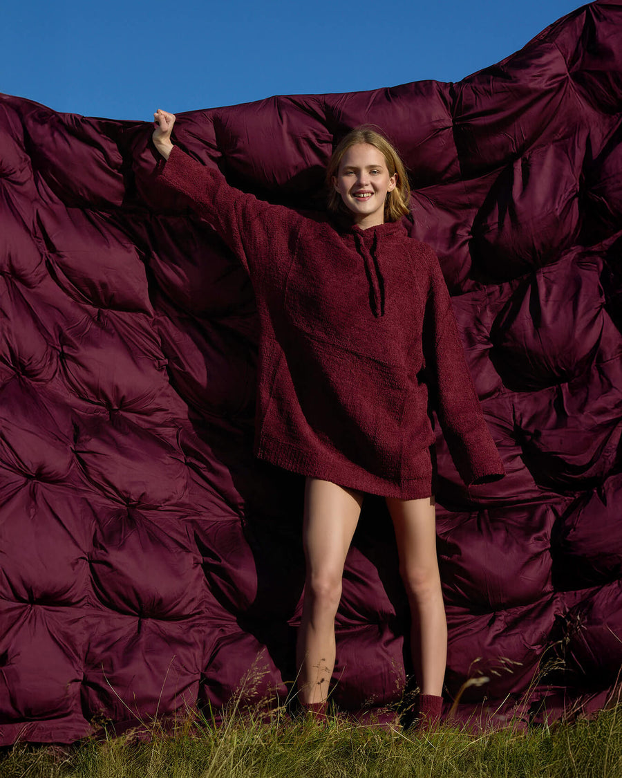 Snug Blanket Hoodie Fig