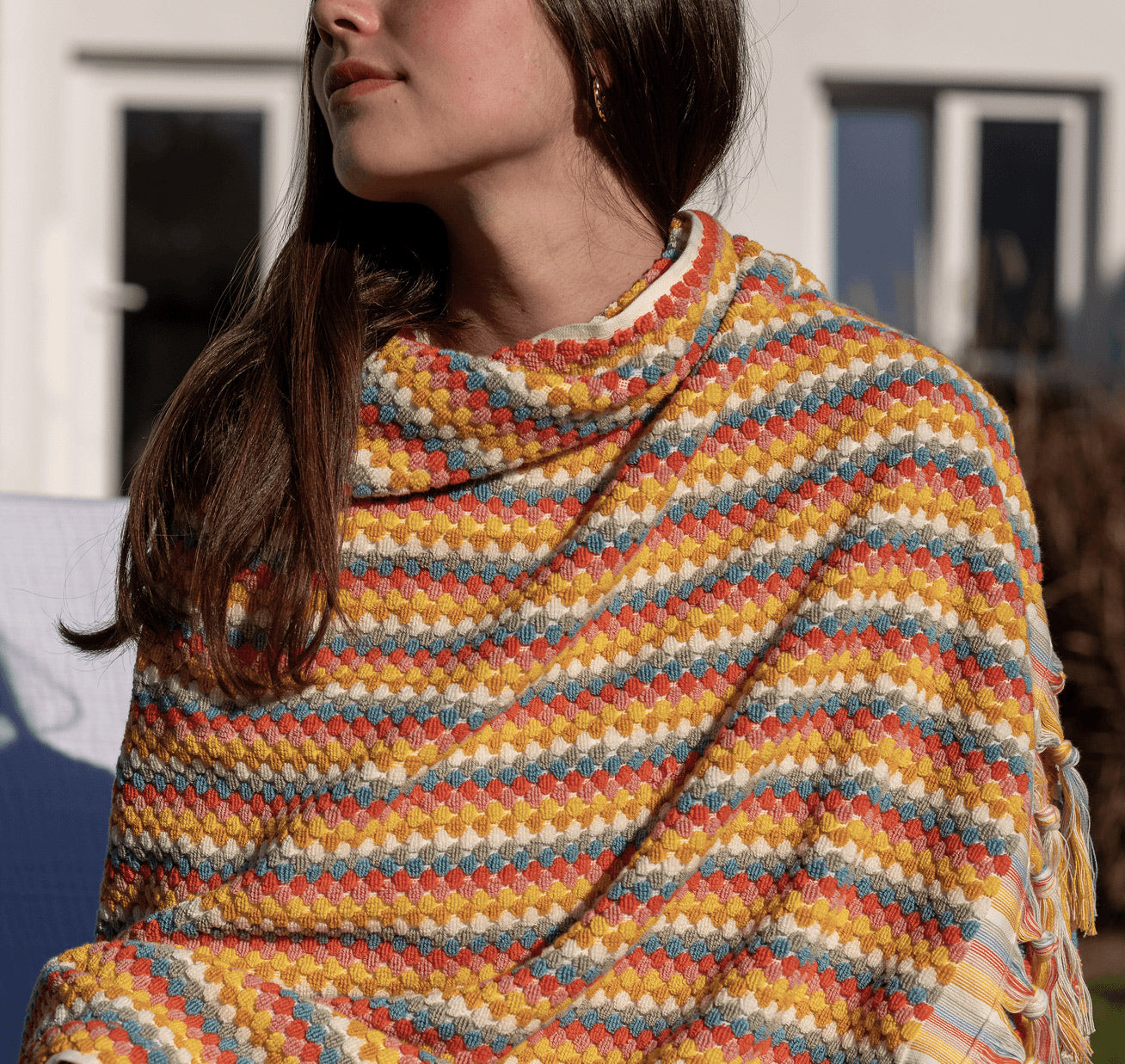 Allegra Woven Beach Towel Multi