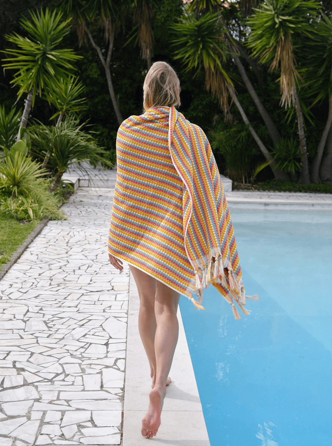 Allegra Woven Beach Towel Multi