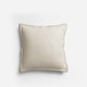 Sunday Citizen Amalfi Throw Pillow in Off White - Charcoal