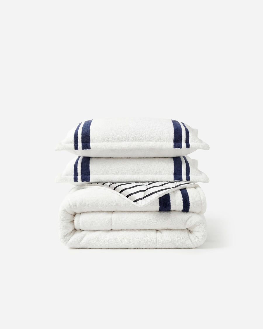 Image of Amarena Snug Striped Comforter Bundle