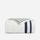 Sunday Citizen Amarena Snug Striped Comforter in Midnight - Off White