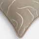 Amour Emb Large Throw Pillow Taupe - Ivory 