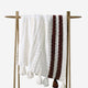 Sunday Citizen Braided Snug two tones Lite Throw in White - Fig