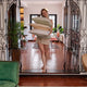 Sunday Citizen Cipria Throw Pillow in Sorbetto - Off White