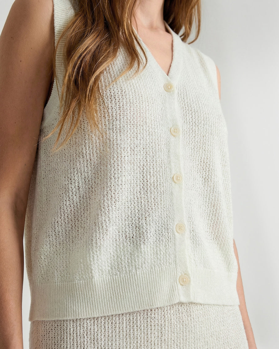 Sunday Citizen Cloud Cool Crochet in Off White