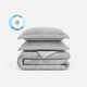 Cloud Cool Cooling Comforter Bundle Off Cloud Gray