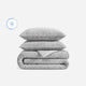 Cloud Cool Cooling Comforter bundle Cloud Gray
