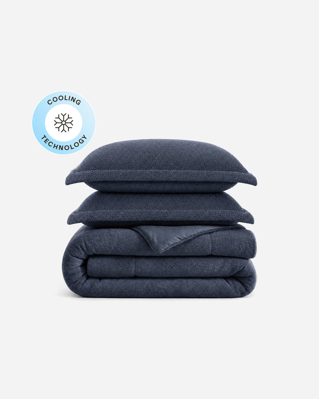 Sunday Citizen Cloud Cool Cooling Comforter Bundle Midnight