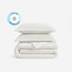 Cloud Cool Cooling Comforter Bundle Off White