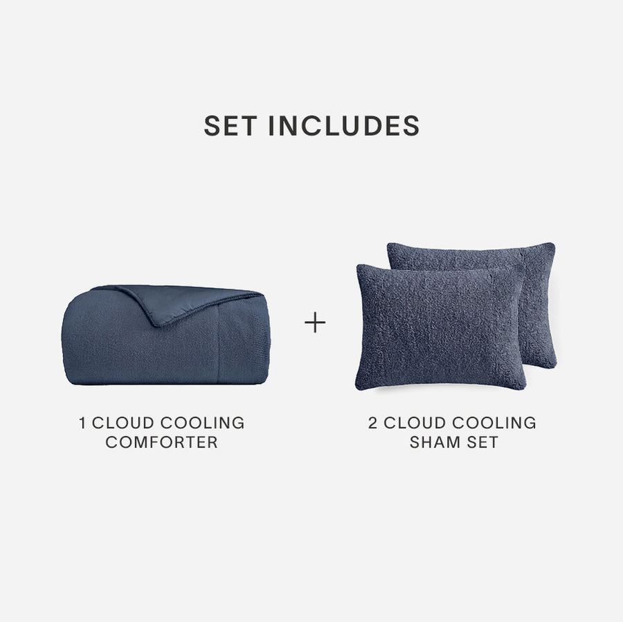 Sunday Citizen Cloud Cool Cooling Comforter Midnight