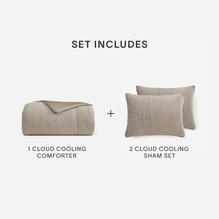 Cloud Cool Cooling Comforter Cloud Taupe