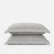 Sunday Citizen Cloud Cooling Sham Set in Cloud Gray