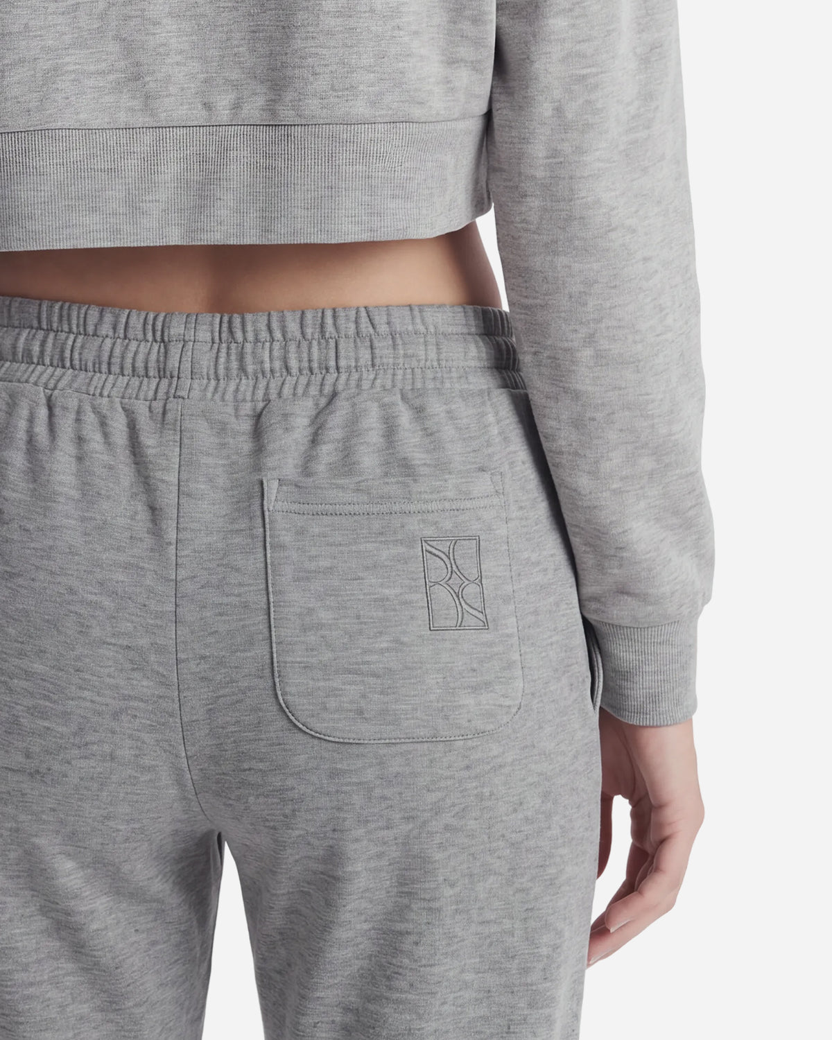 Cloud Jersey Skinny Jogger Grey Marl