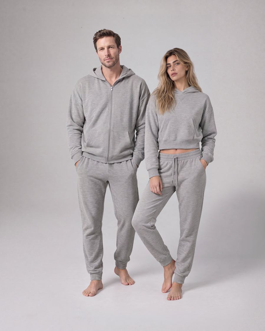 Cloud Jersey Skinny Jogger Grey Marl