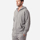 Cloud Jersey Unisex Zip-Up Hoodie Grey Marl