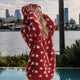 Sunday Citizen Coastal Americana Hoodie + Socks Bundle in Red - Blue - Off White
