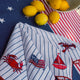 Sunday Citizen Coastal Americana Napkin Set in Blue - White