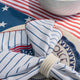Sunday Citizen Coastal Americana Napkin Set in Blue - White