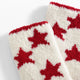 Sunday Citizen Coastal Americana Snug Socks in Red - Off White