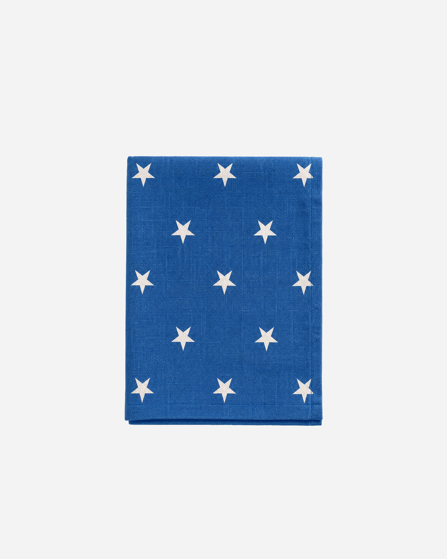Sunday Citizen Coastal Americana Table Runner in Blue - White