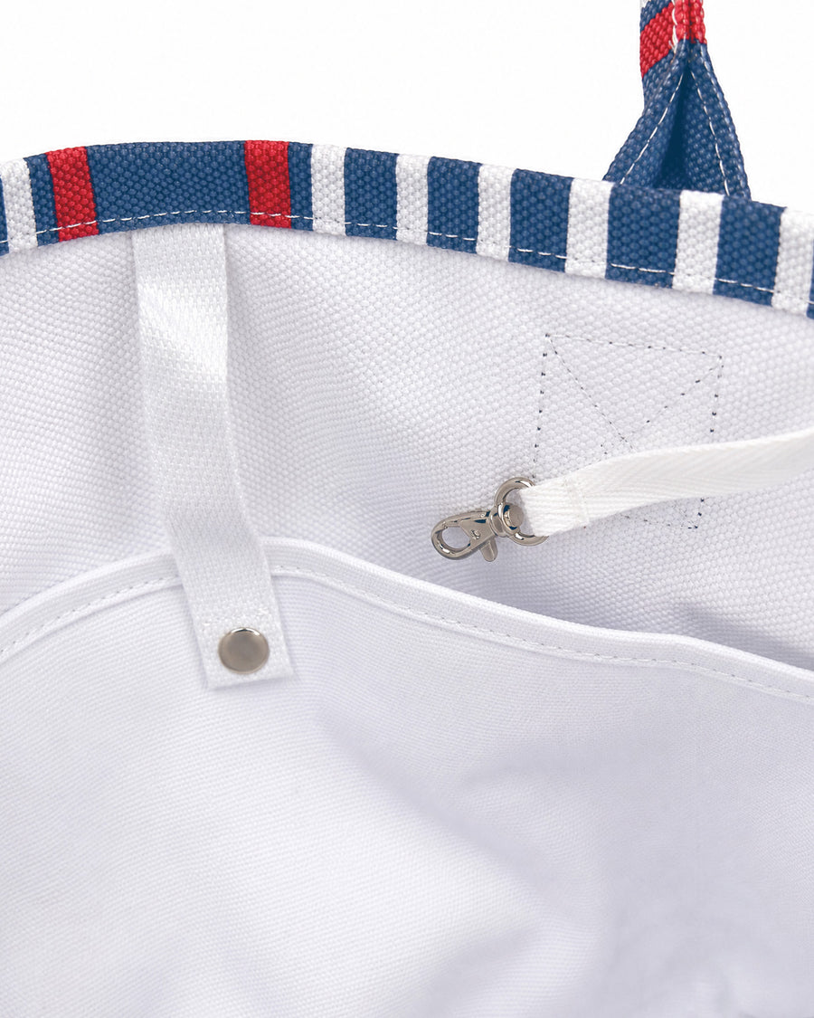 Sunday Citizen Coastal Americana Tote Bag Multicolor Red - Blue - Off White