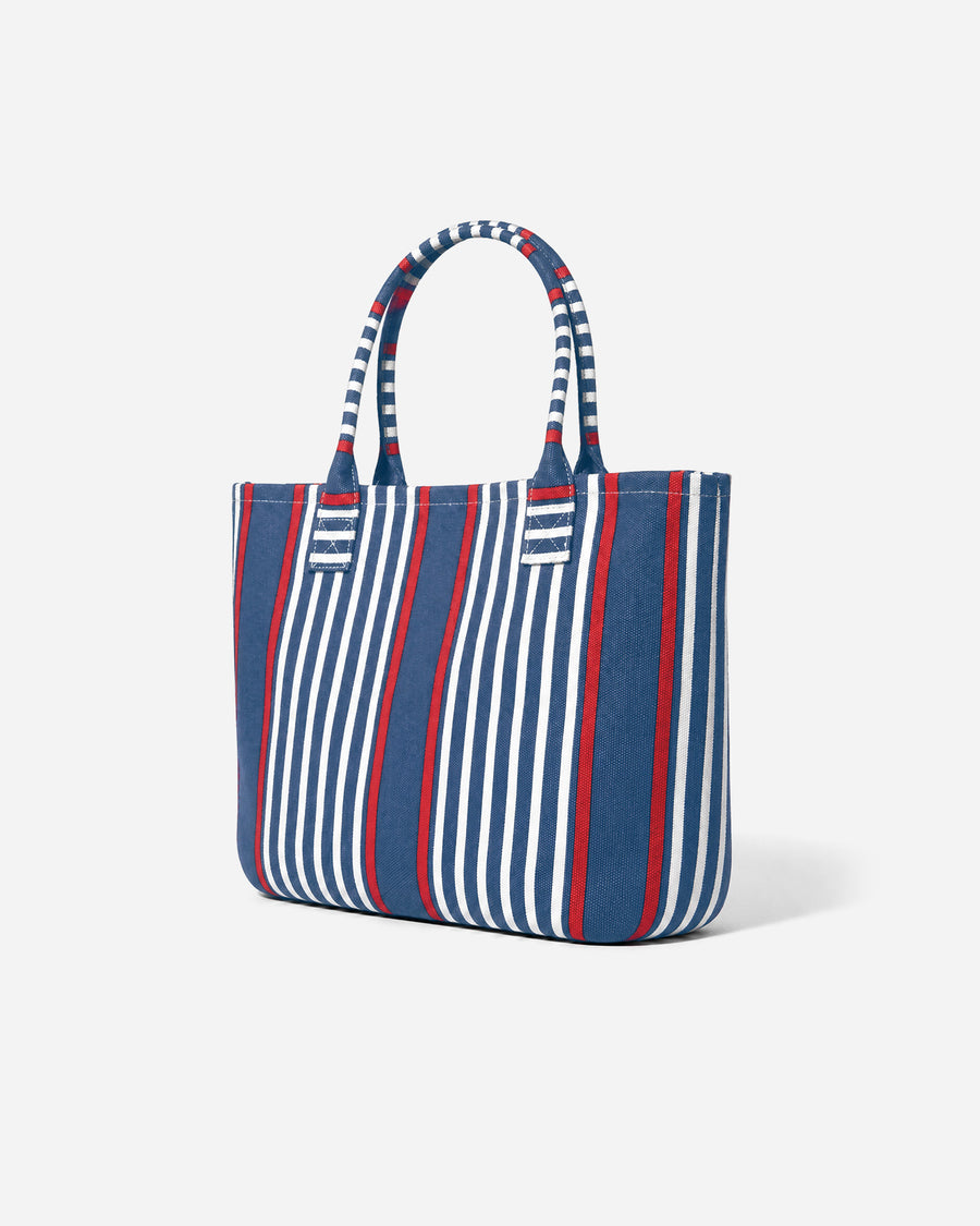 Sunday Citizen Coastal Americana Tote Bag Multicolor Red - Blue - Off White