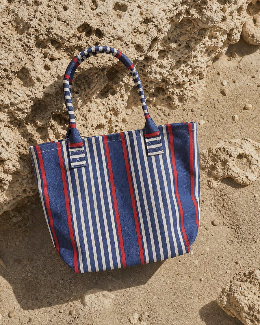 Sunday Citizen Coastal Americana Tote Bag Multicolor Red - Blue - Off White