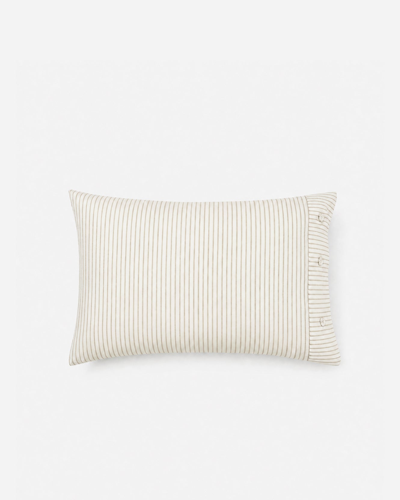 Coastal Cotton Mist Pillowcase Set Light Ochre - Off White