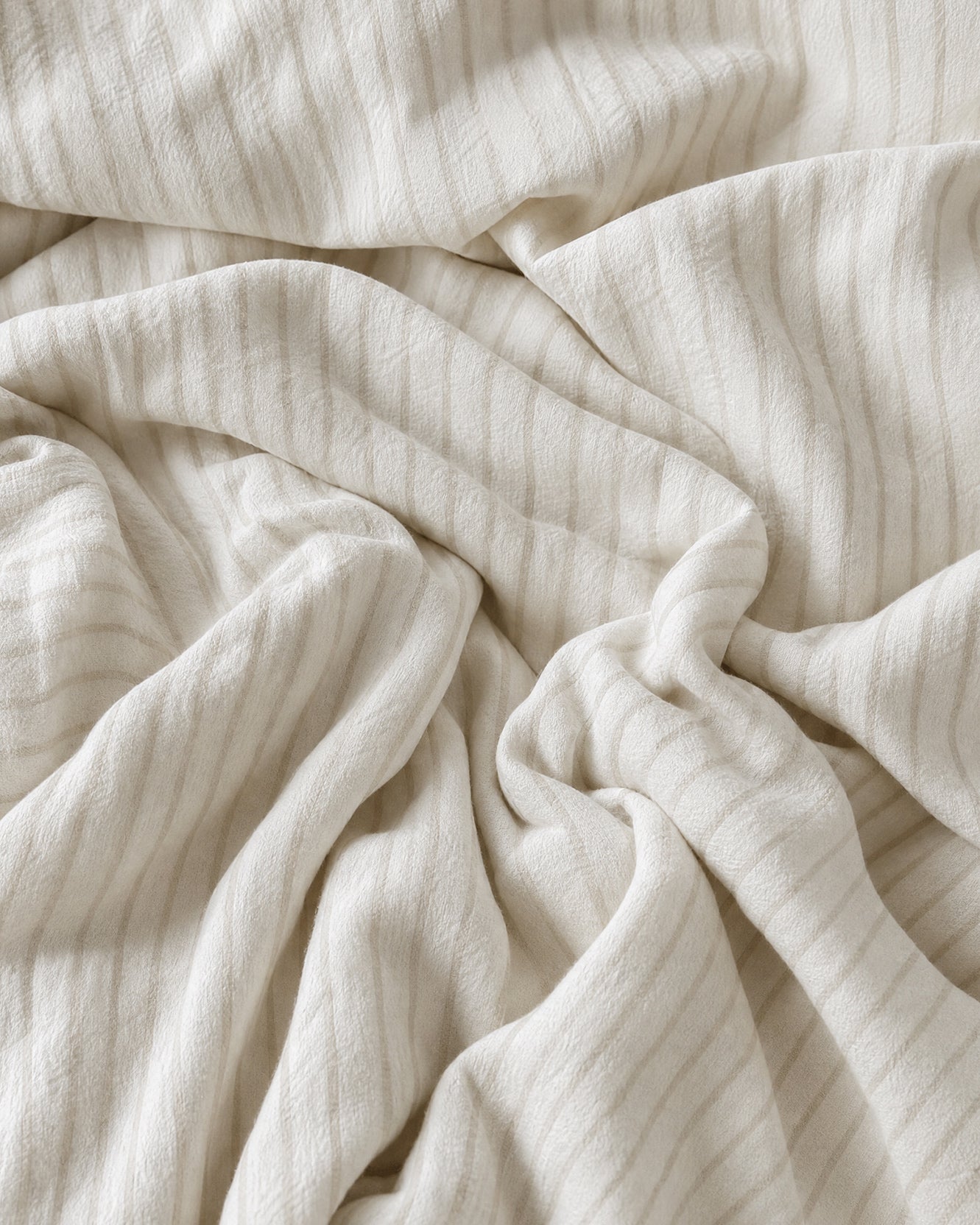 Coastal Cotton Mist Top Sheet Light Ochre - Off White