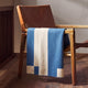 Portofino Cotton Modal Throw Taupe - Blue