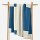 Portofino Cotton Modal Throw Taupe - Blue