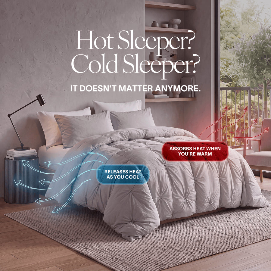 Cooling Ayre Comforter Bundle Grey