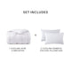 Cooling Ayre Comforter Bundle Clear White
