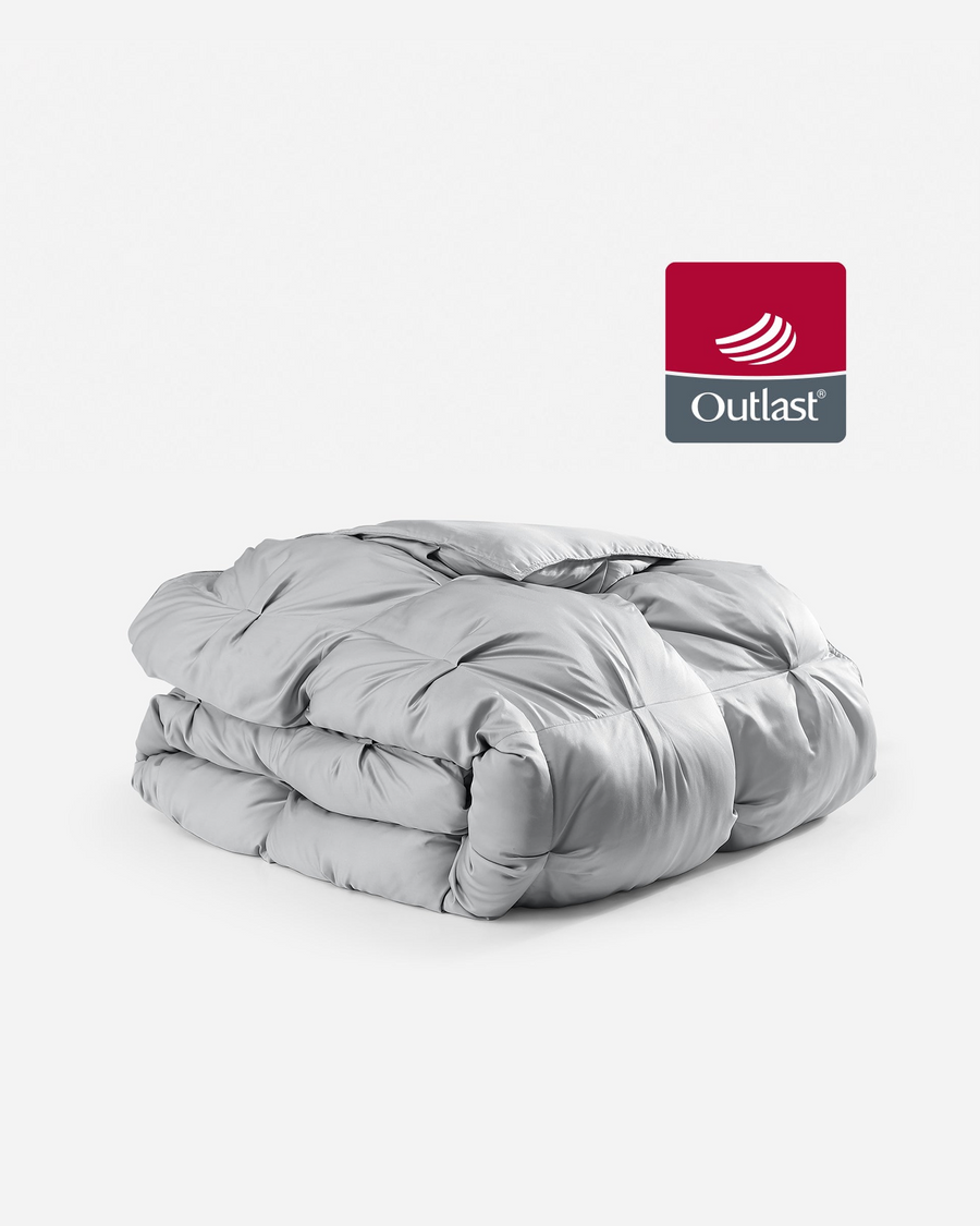 Cooling Bamboo Viscose Comforter Bundle Grey