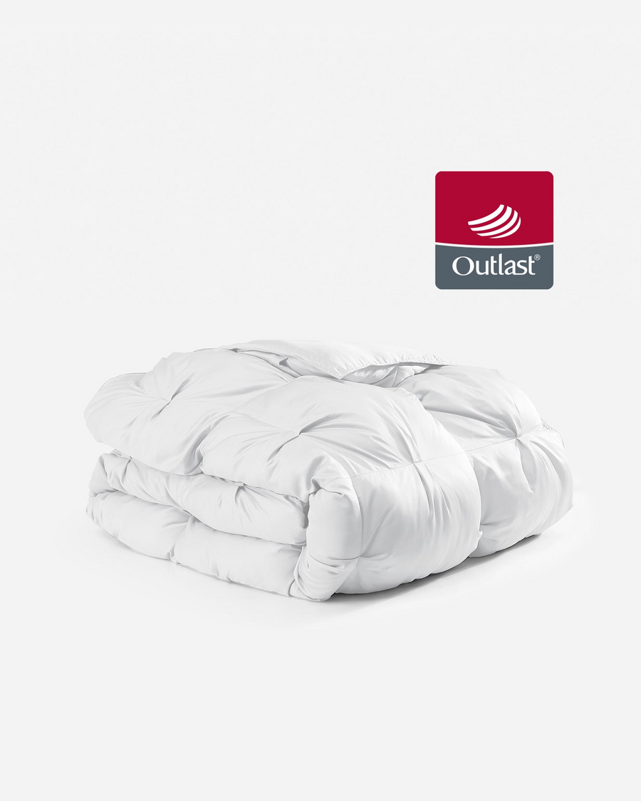 Cooling Bamboo Viscose Comforter Bundle Clear White